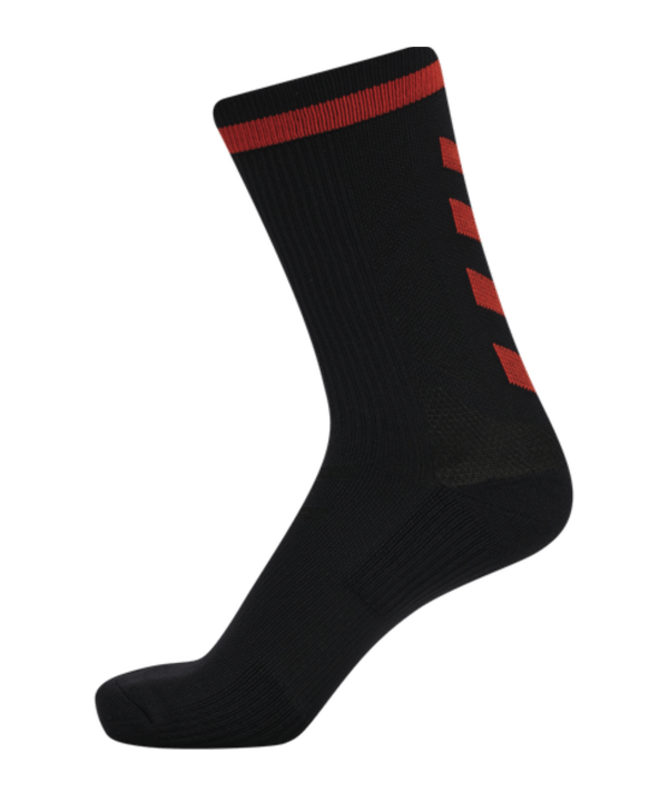 Hummel ELITE INDOOR Socken Schwarz Rot F2953