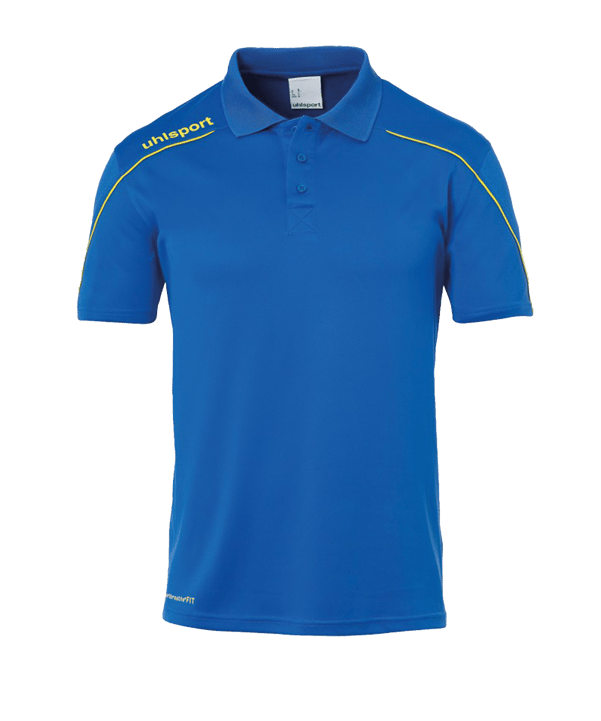 Uhlsport Stream 22 Poloshirt Kids Blau Gelb F14