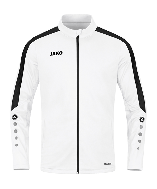 JAKO Power Polyesterjacke Damen Weiss Schwarz F000