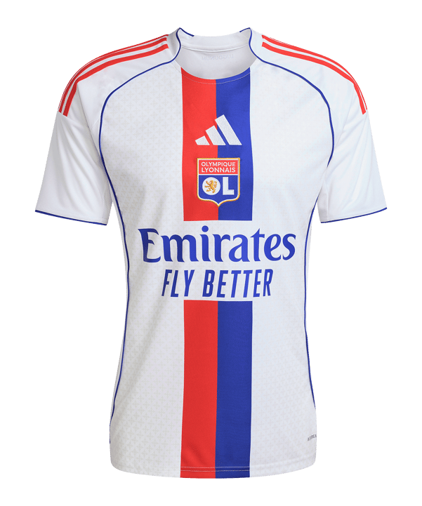 adidas Olympique Lyon Trikot Home 2025/2026 Weiß