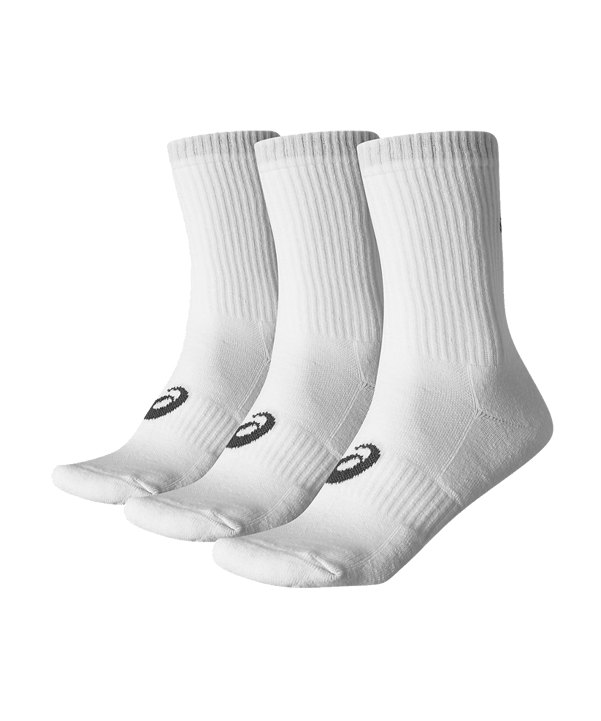 Asics 6er Pack Crew Sock Socken Weiss F0001