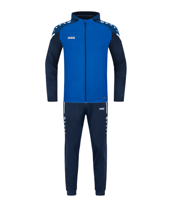 JAKO Performance Trainingsanzug mit Kapuze Blau F403