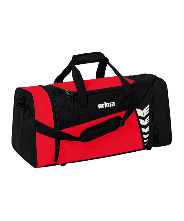 Erima Six Wings Sporttasche Gr. L Rot Schwarz