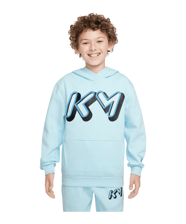Nike Kylian Mbappe Club Hoody Kids Blau F474