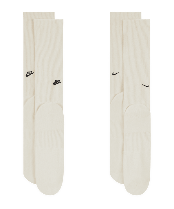 Nike Crew 2er Pack Socken Beige F133
