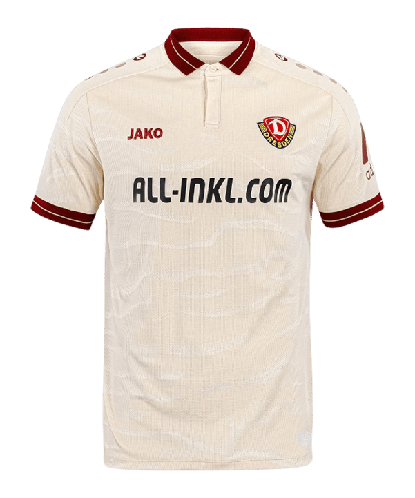 JAKO Dynamo Dresden Trikot 3rd 2025/2026 Kids Weiß F656