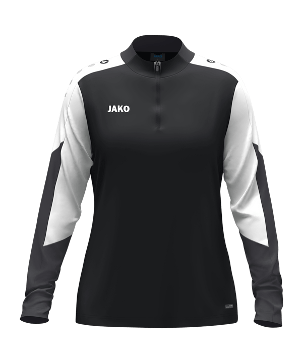 JAKO Dynamic Zip Top Sweatshirt Damen Schwarz F826