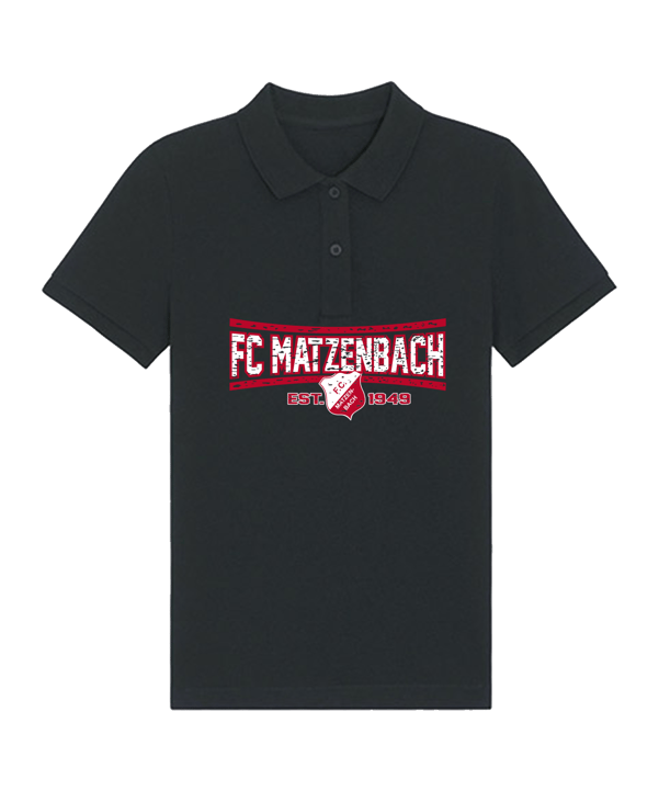 FC Matzenbach Poloshirt Damen Schwarz