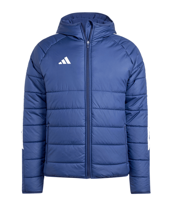 adidas Tiro 24 Winterjacke Blau Weiss