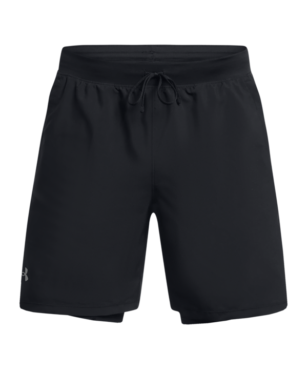 Under Armour Launch 7in 2-In-1 Short Schwarz F001