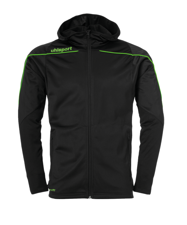 Uhlsport Stream 22 Kapuzenjacke Kids Schwarz F24