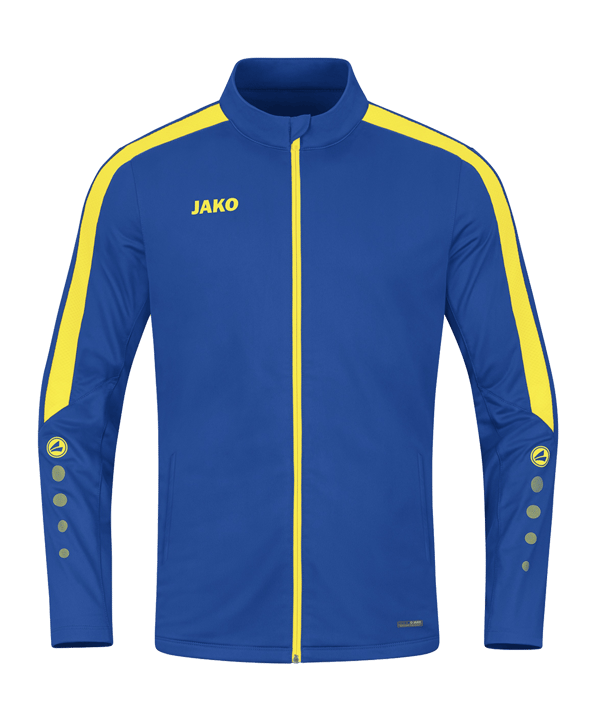 JAKO Power Polyesterjacke Damen Blau Gelb F404