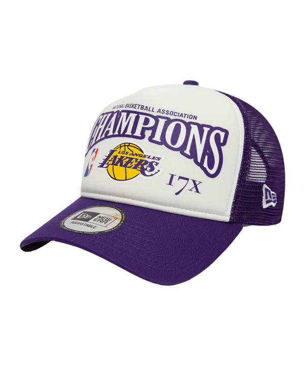 New Era LA Lakers League Trucker Cap Lila