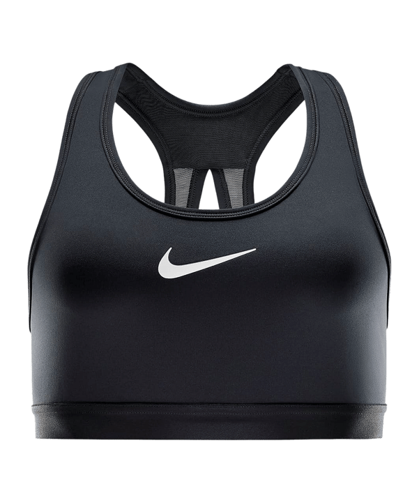 Nike Swoosh High Support Bra Sport-BH Damen Schwarz F010