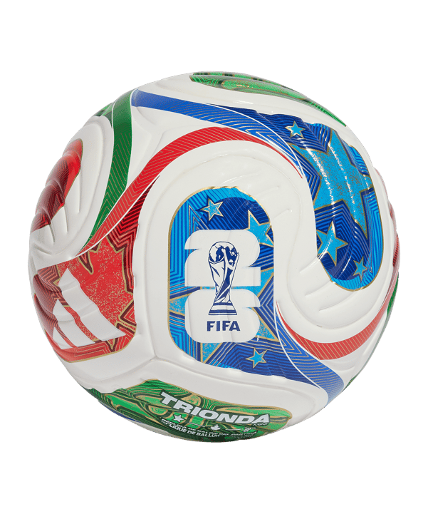 adidas World Cup 26 Trionda Miniball Weiß