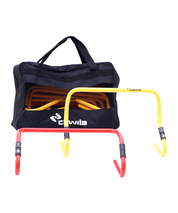 Cawila Flex-Hürden & Tasche 10er Set Gelb