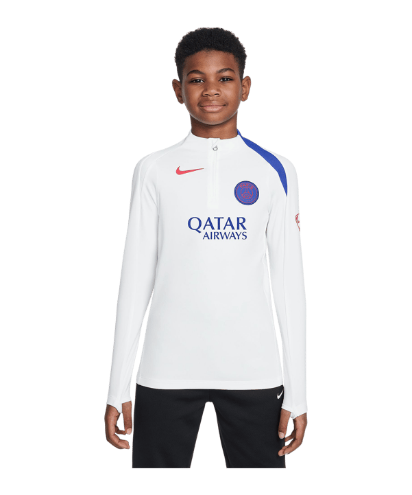 Nike Paris Saint-Germain Drill Top Sweatshirt Kids Weiß F101