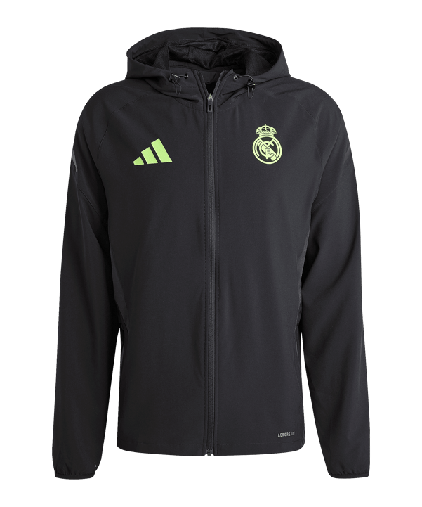 adidas Real Madrid Vis Tech Travel Jacke Schwarz