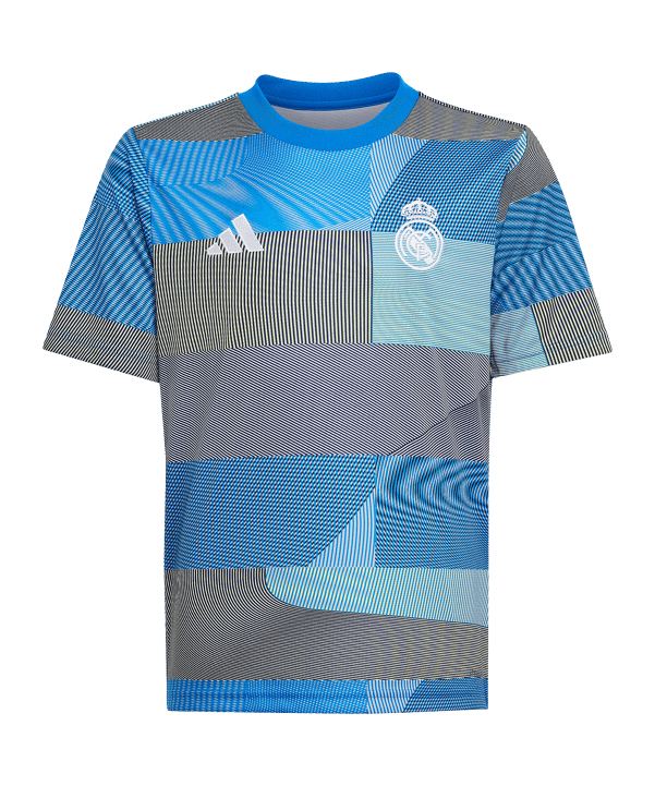 adidas Real Madrid Prematch T-Shirt 2025/2026 Kids Blau