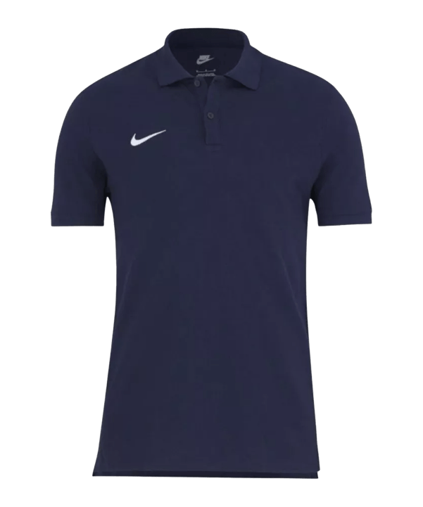 Nike Team Cotton Poloshirt Blau F451