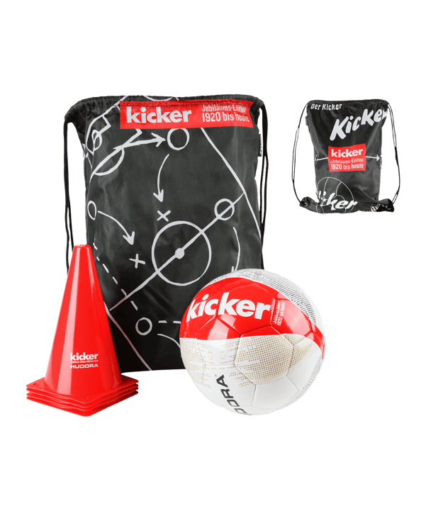 kicker Hudora Fußball-Set kicker Edition Matchplan