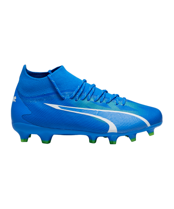 PUMA ULTRA Pro FG/AG Jr Gear Up Kids Blau Weiss F03