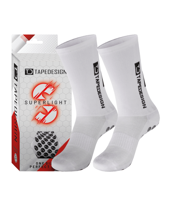 Tapedesign Gripsocks Superlight Socken Weiss F001
