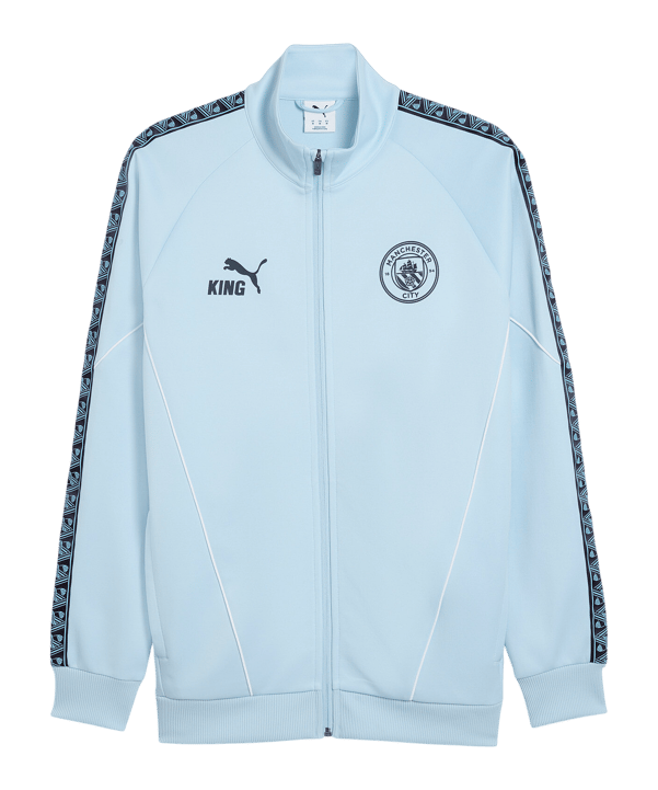 PUMA Manchester City KING Anthem Jacke Blau F10