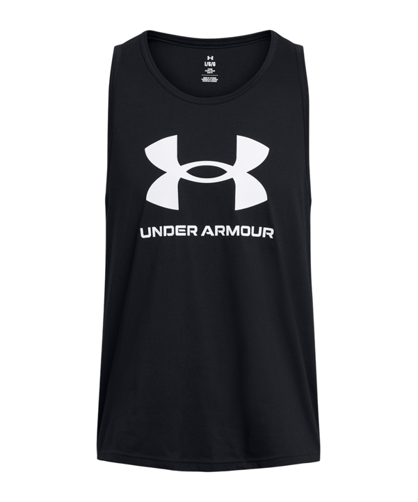 Under Armour Sportstyle Logo Tanktop Schwarz F001