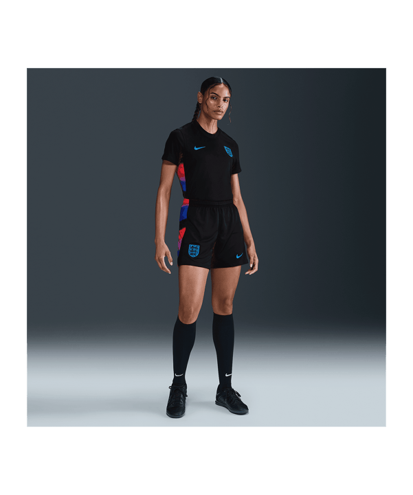 Nike England Short Away 2025 Damen Schwarz F010