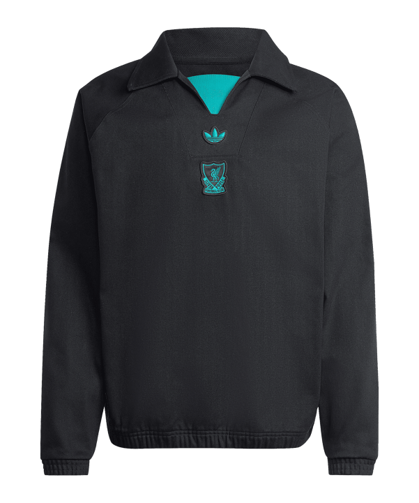adidas FC Liverpool Icon Drill Sweatshirt Schwarz