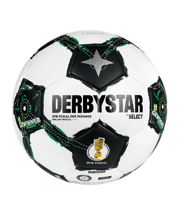 Derbystar DFB Brillant Replica Light V25 Trainingsball Weiß