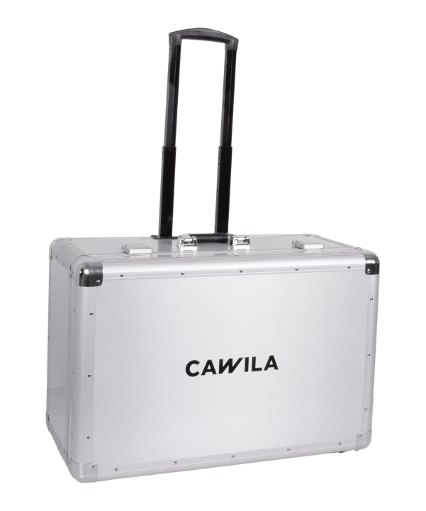 Cawila LIGA Teamtrolley 650x320x430 mm Silber
