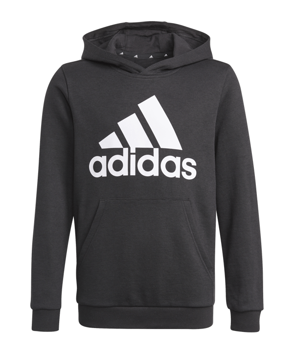 adidas Essentials Big Logo Hoody Kids Schwarz