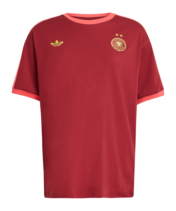 adidas Deutschland T-Shirt Damen Rot
