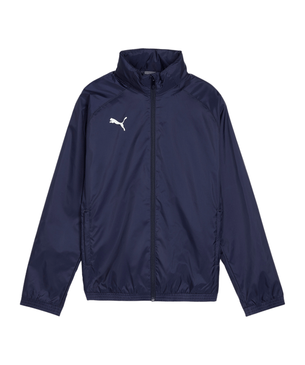 PUMA teamGOAL Regenjacke Kids Blau F06