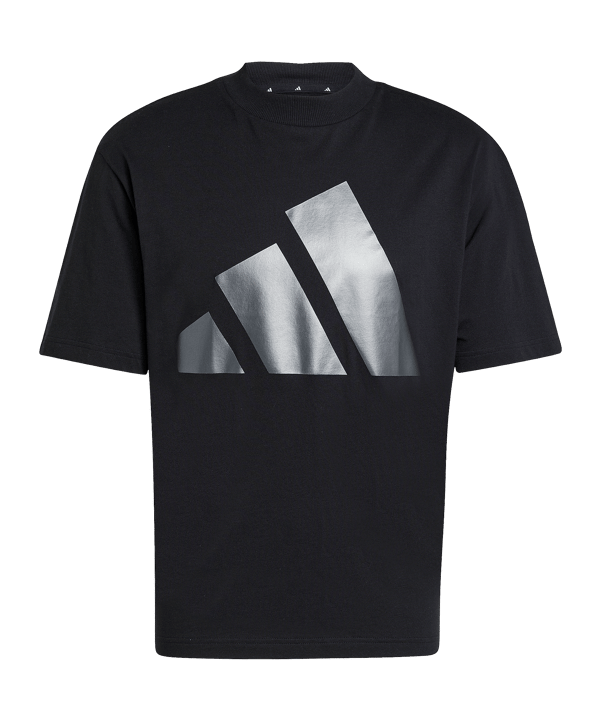 adidas Holiday Big Logo T-Shirt Schwarz