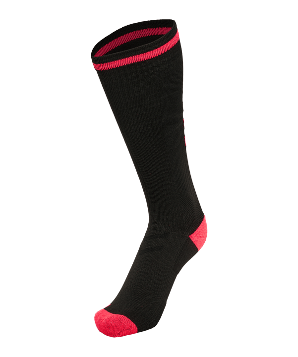 Hummel Elite High Socken Schwarz Pink F2842