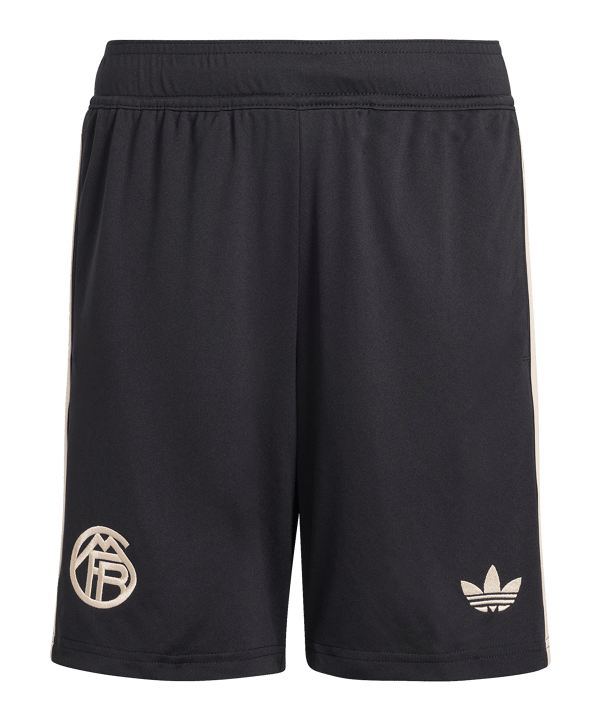 adidas FC Bayern München Short 3rd 2025/2026 Kids Schwarz