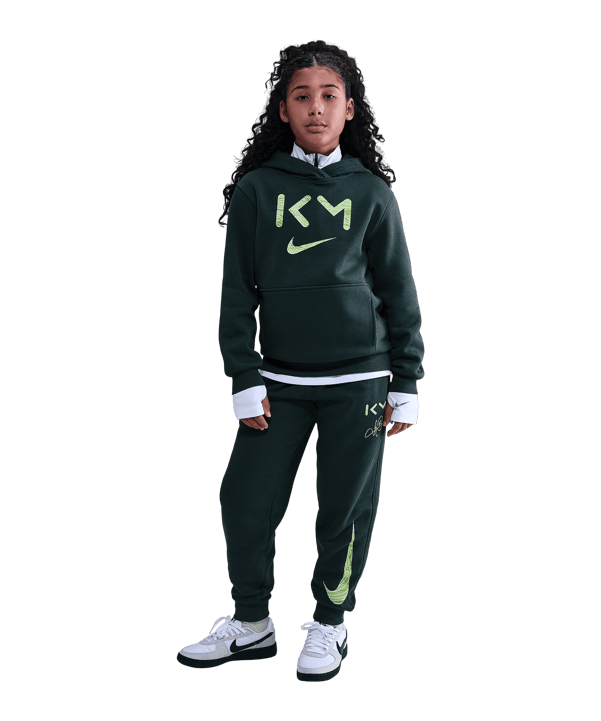 Nike Kylian Mbappe Club Hoody Kids Grün F390