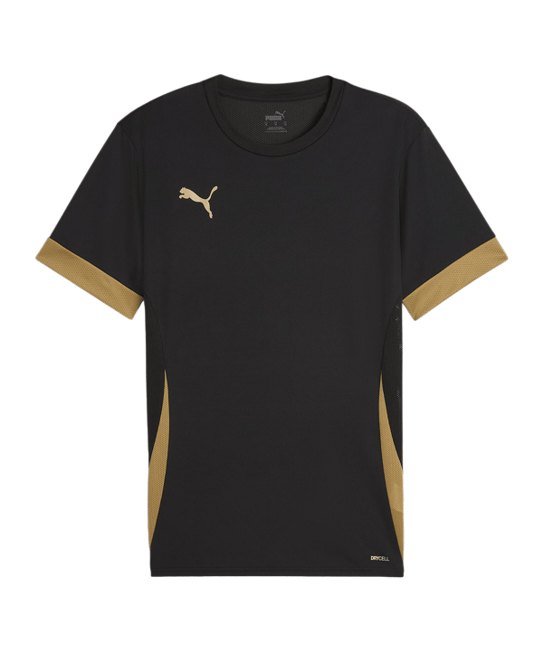 PUMA teamGOAL Matchday Trikot Kids Schwarz Gold F28