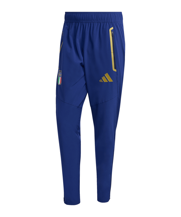 adidas Italien Tiro Travel Hose Blau