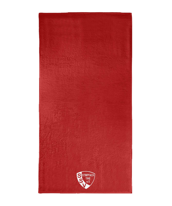 SSV Stimpfach Wappen Handtuch 50 cm x 100 cm Rot