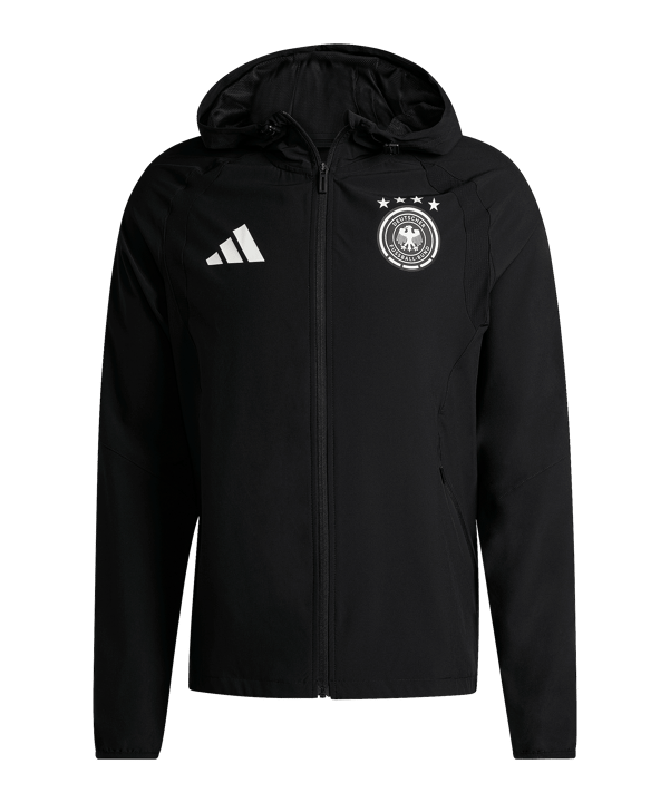 adidas DFB Deutschland Trio Travel Windjacke Schwarz