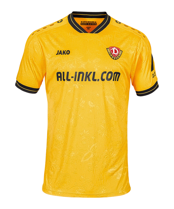JAKO Dynamo Dresden Trikot Home 2025/2026 Kids Gelb F307