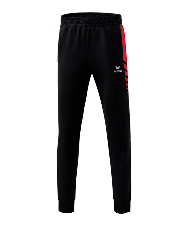 Erima Six Wings Worker Hose Kids Schwarz Rot