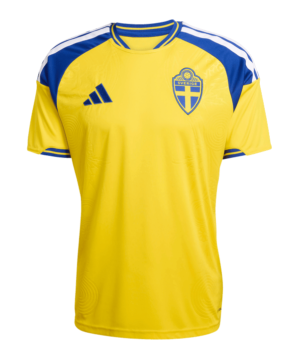 adidas Schweden Trikot Home WM 2026 Gelb