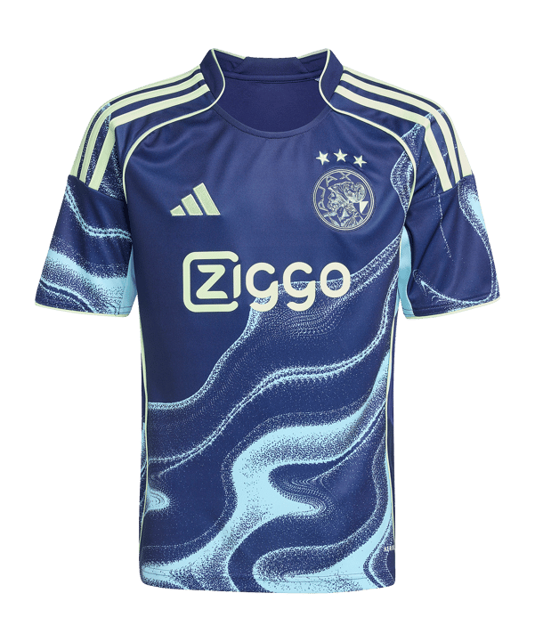 adidas Ajax Amsterdam Trikot Away 2025/2026 Kids Blau