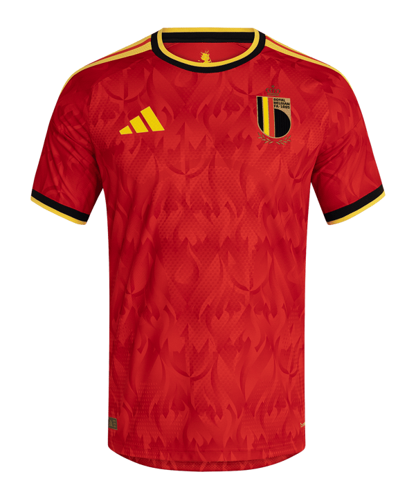 adidas Belgien Authentic Trikot Home WM 2026 Rot