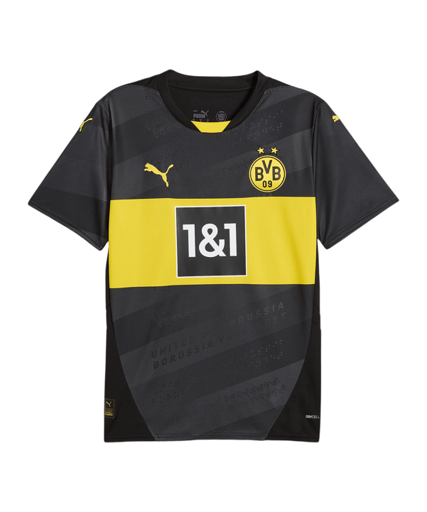 PUMA BVB Dortmund Trikot Away 2024/2025 Schwarz F02